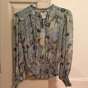 Rachel Zoe Lightweight Floral Blouse